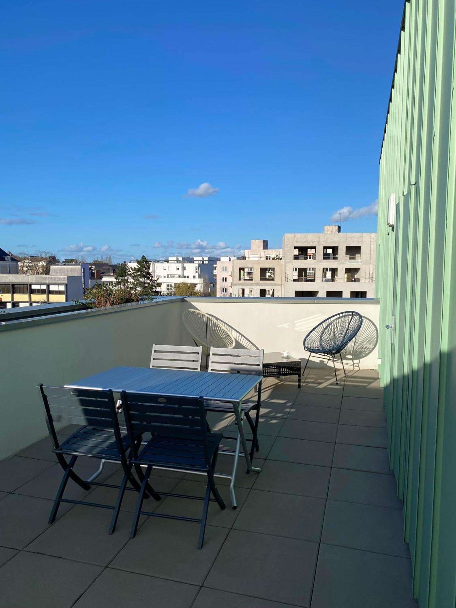 Ferienwohnung Les Terrasses De Saint Martin Rennes Exterior foto